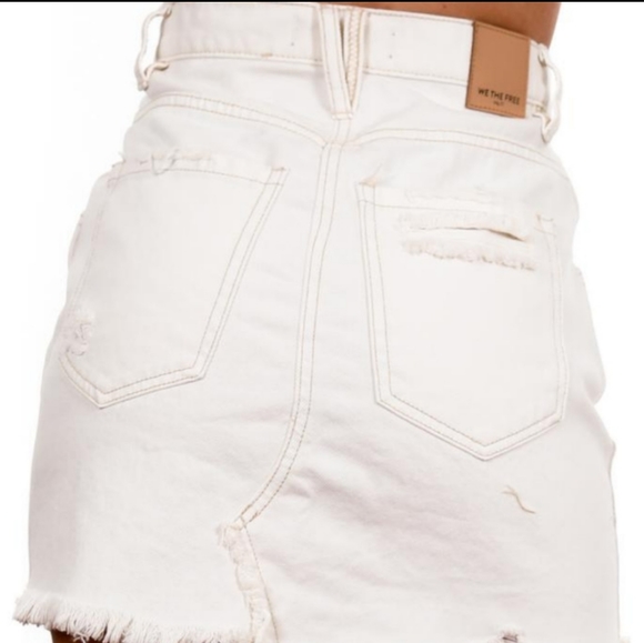 Free People Brea Cut Off Skirt - Picture 5 of 9